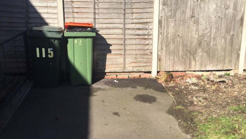 Waste clearance process in action